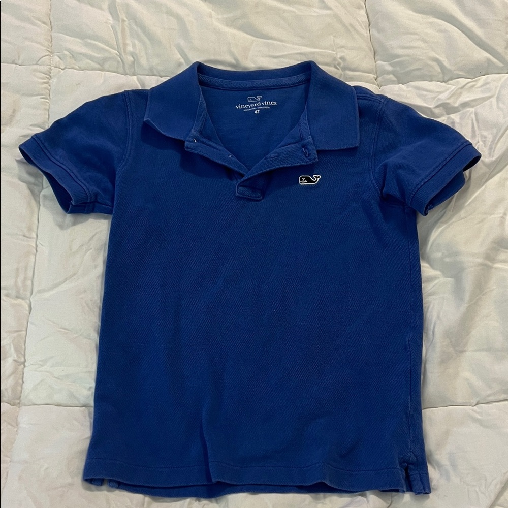 Vineyard Vines Kids Blue Polo Shirt